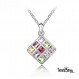 Цветно дамско колие от Swarovski Elements